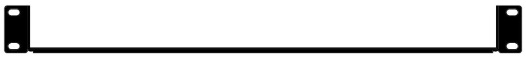 Bss audio soundweb london 1u rack mount kit full width