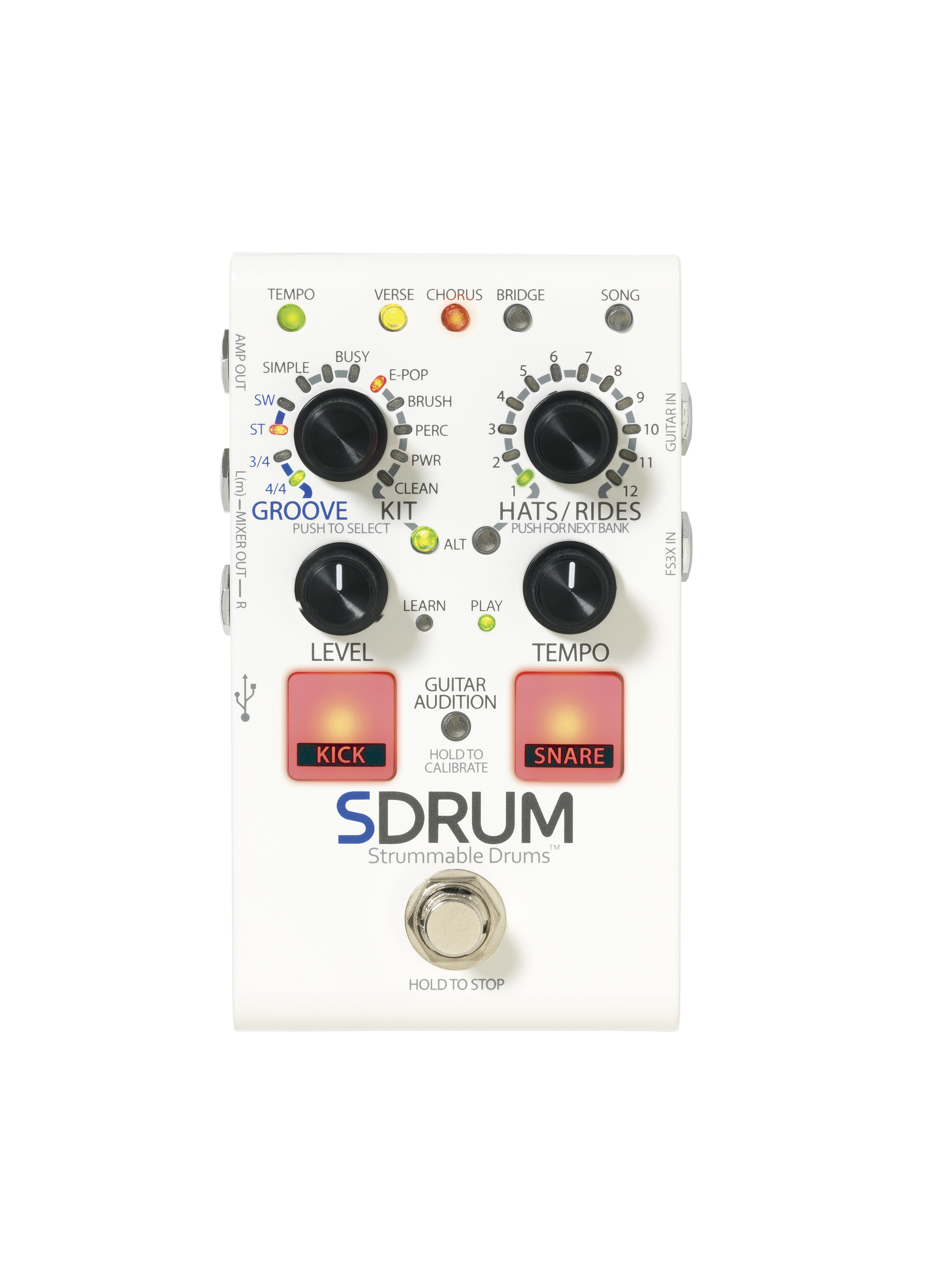 SDRUM Strummable Drums 専用ペダル付き