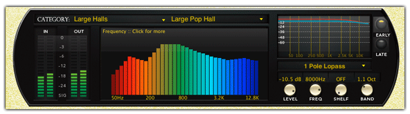 PCM Reverb Plug-In Frequency LoPass